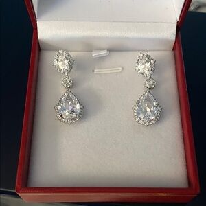 Elegant Silver Drop Earrings